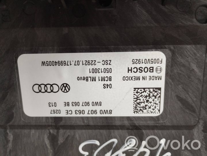 Audi Q5 SQ5 Moduł / Sterownik komfortu 8W0907063CE