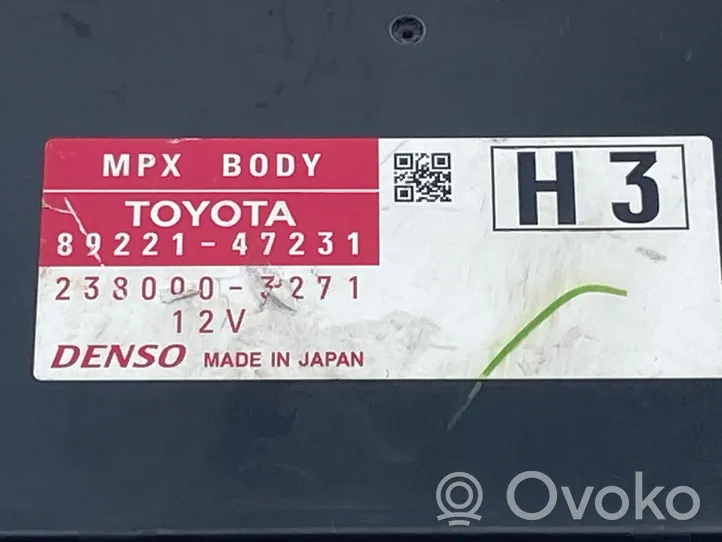 Toyota Prius+ (ZVW40) Muut ohjainlaitteet/moduulit 8922147231
