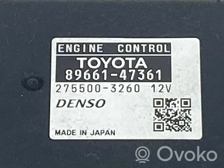 Toyota Prius+ (ZVW40) Centralina/modulo del motore 8966147361