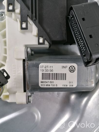 Volkswagen Golf VI Elektryczny podnośnik szyby drzwi tylnych 3C0959703B