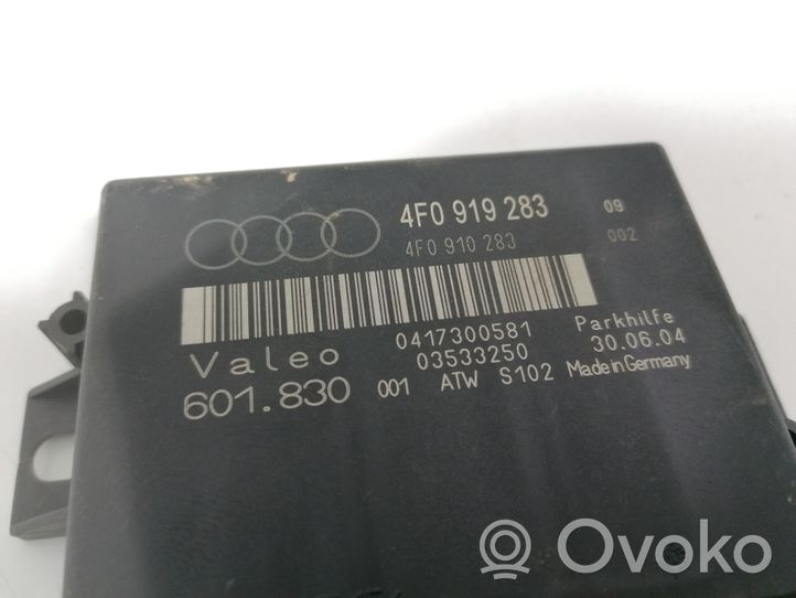 Audi A6 S6 C6 4F Parkavimo (PDC) daviklių valdymo blokas 4F0919283