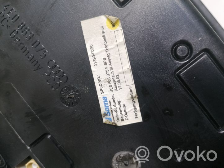 Audi A8 S8 D3 4E Téléphone 4E0863075F