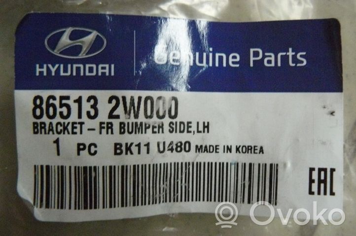 Hyundai Santa Fe Staffa di rinforzo montaggio del paraurti anteriore 865132W000