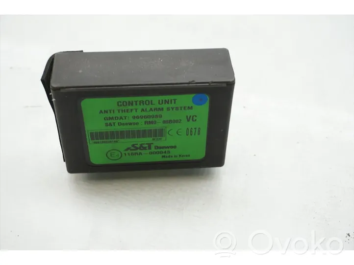 Chevrolet Epica Alarm control unit/module 96960989