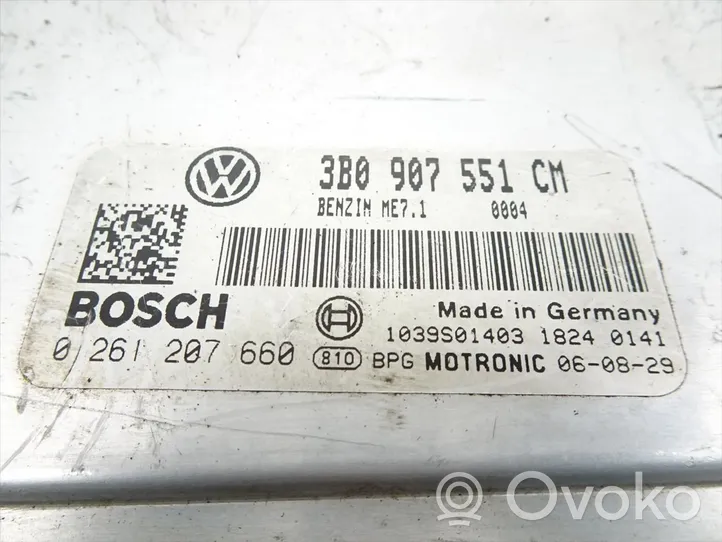 Volkswagen Passat Alltrack Moottorin ohjainlaite/moduuli 3B0907551CM