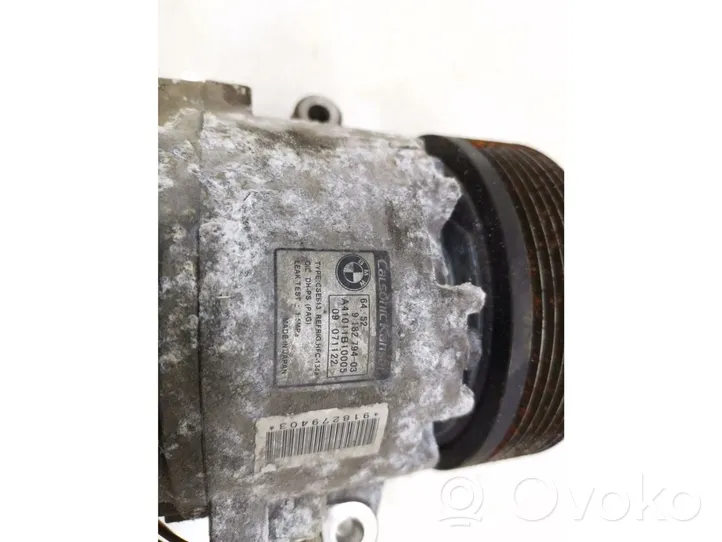 BMW 1 E81 E87 Ilmastointilaitteen kompressorin pumppu (A/C) 9182794