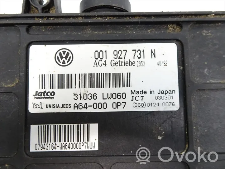 Volkswagen Lupo Centralina/modulo scatola del cambio 001927731N