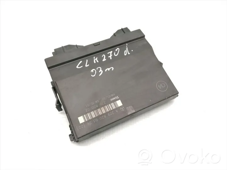 Mercedes-Benz CLK AMG A208 C208 Module confort A2098200326