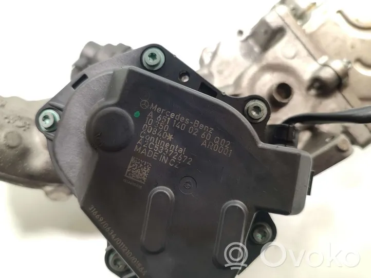 Mercedes-Benz E C207 W207 EGR-venttiili A6511400260