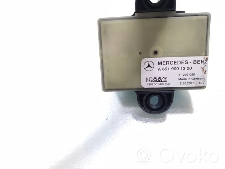 Mercedes-Benz Vito Viano W639 Relais de bougie de préchauffage A6519001300