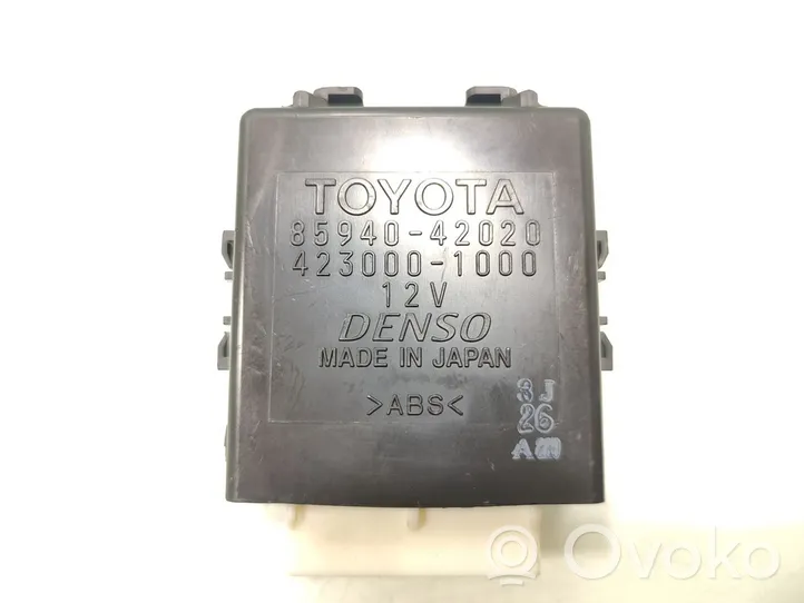 Toyota RAV 4 (XA30) Moduł / Przekaźnik wycieraczek 85940-42020