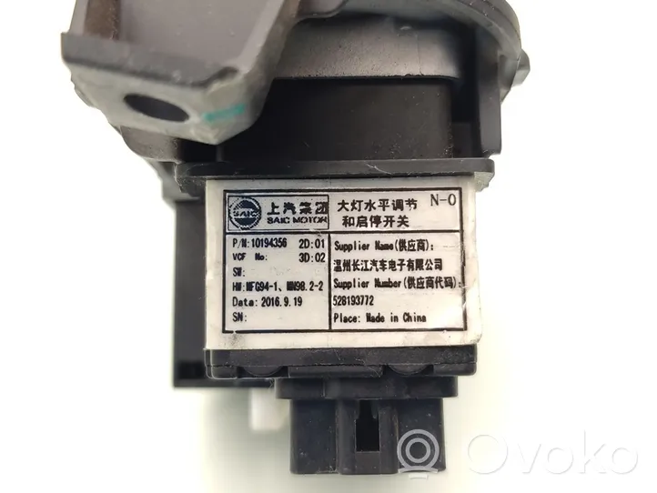 MG ZS Interruttore di regolazione livello altezza dei fari 10194356