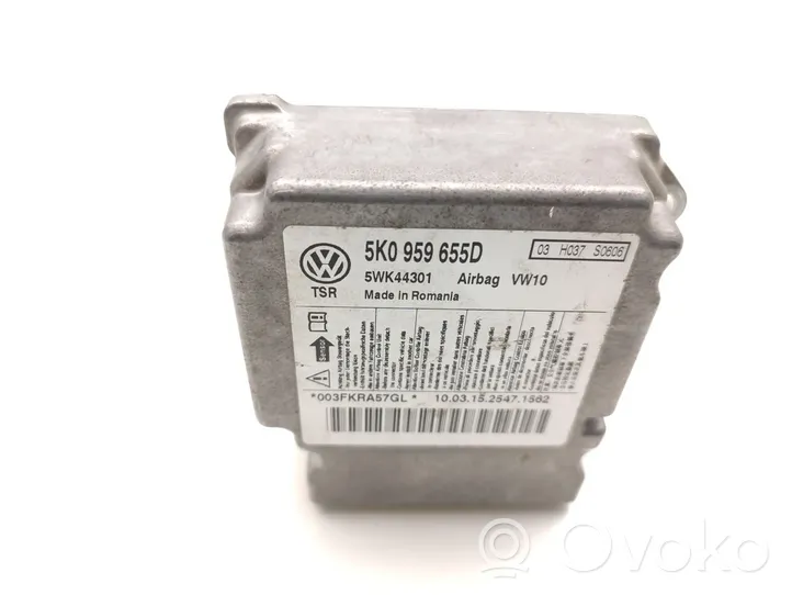 Volkswagen Golf Cross Centralina/modulo airbag 5K0959655D