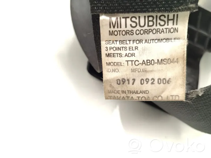 Mitsubishi L200 Cintura di sicurezza posteriore TTC-AB0-MS044