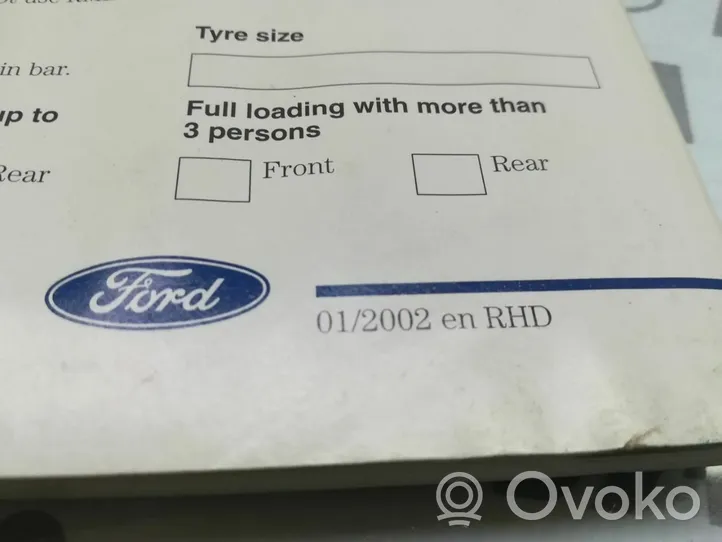 Ford Mondeo MK IV Serviso knygelė 