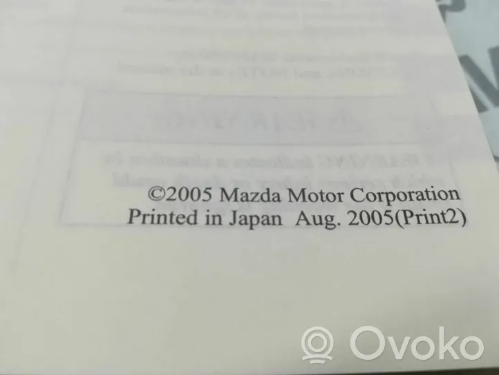 Mazda 6 Carnet d'entretien d'une voiture 