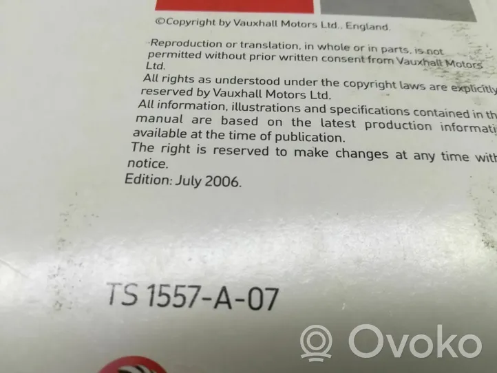 Opel Vectra B Owners service history hand book 