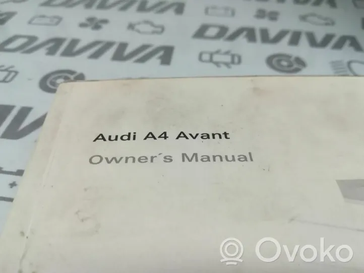 Audi A4 S4 B8 8K Libretto di servizio dei proprietari 