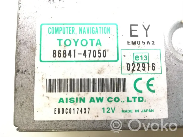 Toyota Prius (XW20) Centralina/modulo navigatore GPS 86841-47050