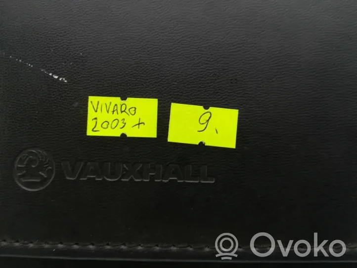 Opel Vivaro Owners service history hand book 