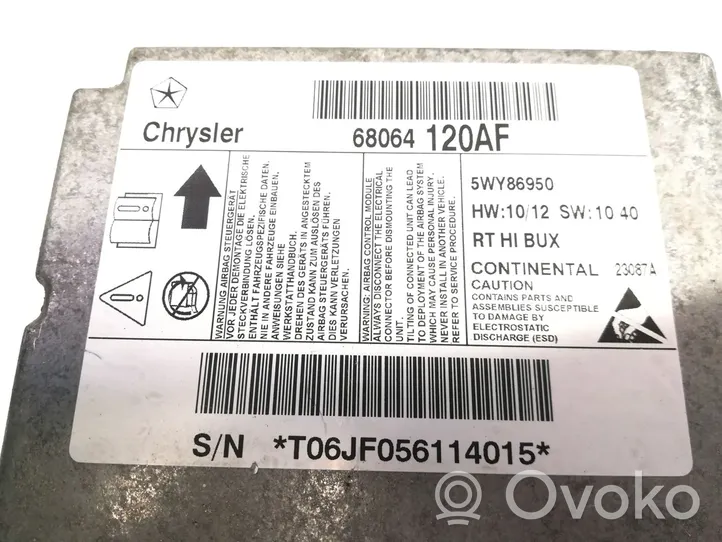 Chrysler Voyager Module de contrôle airbag 68064120AF