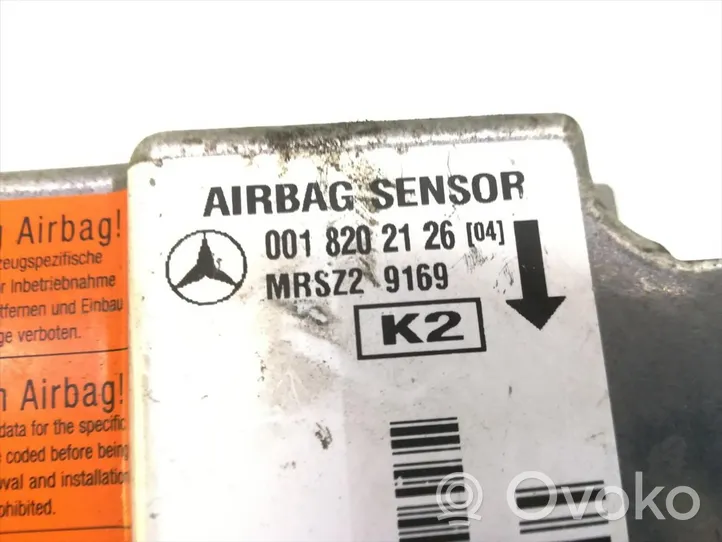 Mercedes-Benz C W202 Module de contrôle airbag 0018202126
