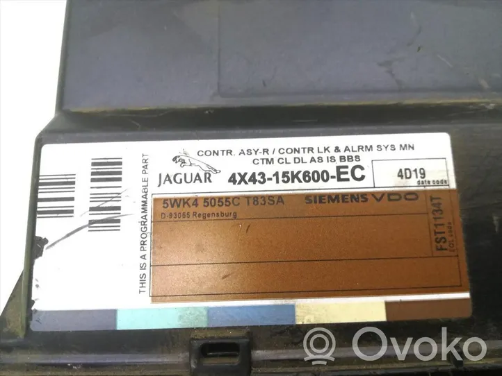 Jaguar X-Type Door central lock control unit/module 4X43-15K600-EC
