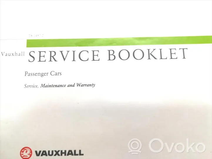 Opel Corsa C Owners service history hand book 