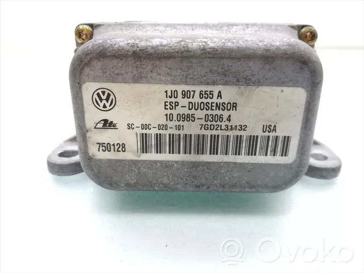 Volkswagen New Beetle Capteur de vitesse de lacet d'accélération ESP 1J0907655A