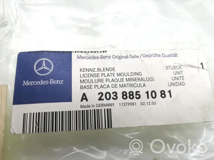 Mercedes-Benz CLS C219 Cornice porta targa A2038851081