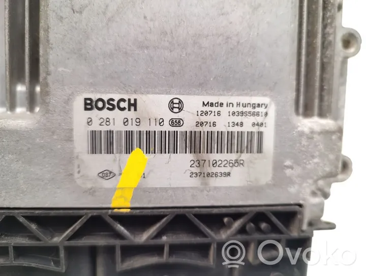 Opel Movano B Calculateur moteur ECU 237102265R