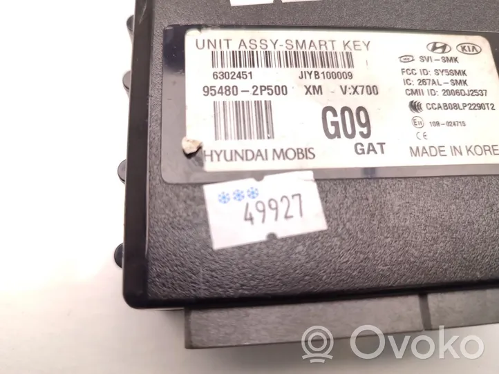 KIA Sorento Keyless (KESSY) go control unit/module 95480-2P500