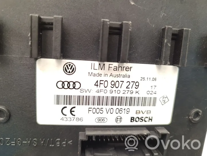 Audi A6 Allroad C6 Unité de contrôle à bord d'alimentation 4F0907279