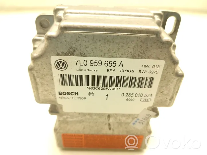 Volkswagen Touareg I Centralina/modulo airbag 7L0959655A