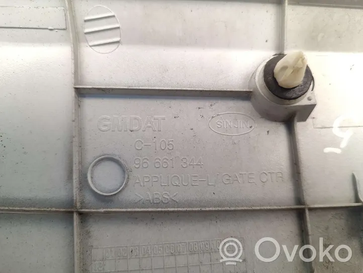 Opel Antara Barra luminosa targa del portellone del bagagliaio 96661344