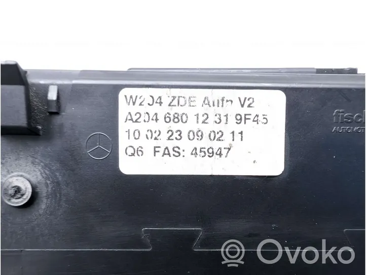 Mercedes-Benz C W204 Dashboard storage box/compartment A2046801231