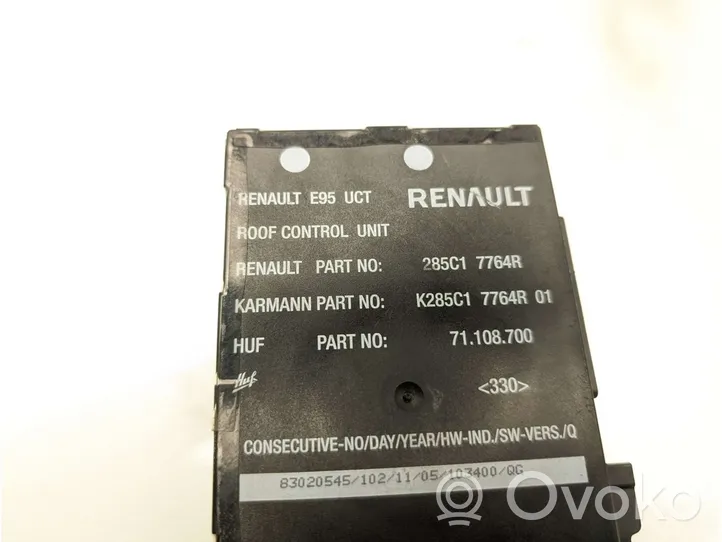 Renault Megane III Kattoikkunan ohjainlaite/moduuli 285C17764R
