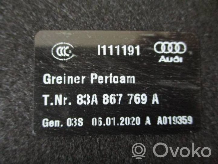Audi Q3 F3 Półka tylna bagażnika 83A867769A