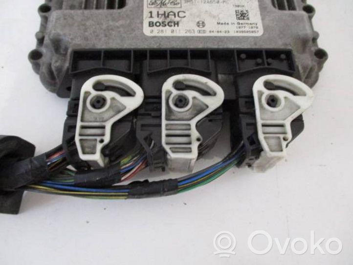 Ford C-MAX I Komputer / Sterownik ECU i komplet kluczy 3M5112A650MC