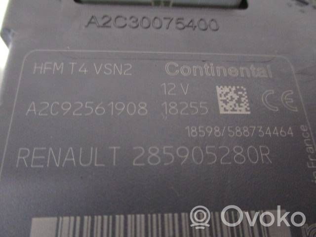 Renault Clio IV Komputer / Sterownik ECU i komplet kluczy 0281035806