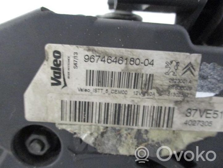 Citroen Berlingo Bouton poussoir de démarrage du moteur 9674646180