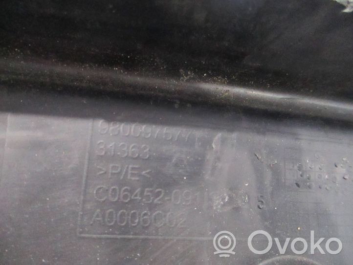 Citroen C4 II Picasso Ramka przedniej tablicy rejestracyjnej 9800975777