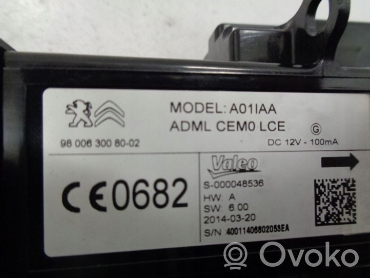 Citroen C4 II Picasso Komputer / Sterownik ECU i komplet kluczy 9804127280