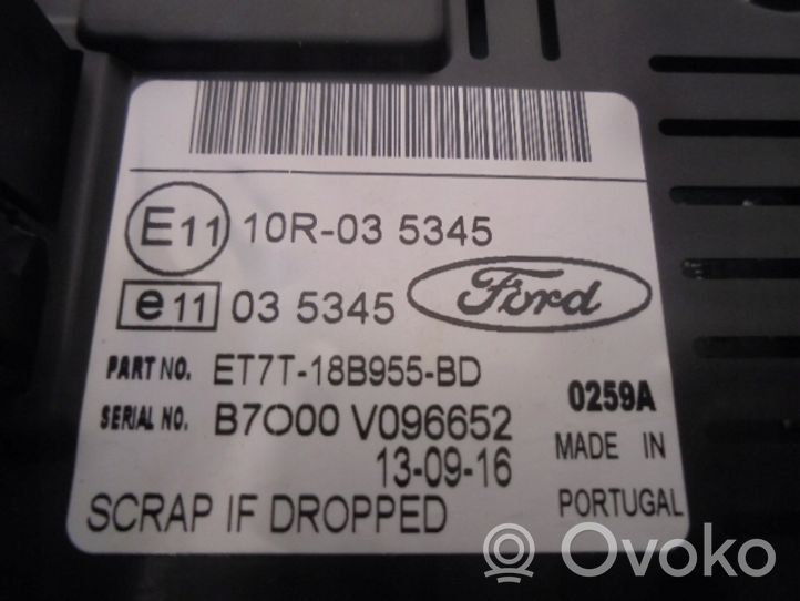 Ford Transit Courier Monitor/display/piccolo schermo ET7T18B955BD