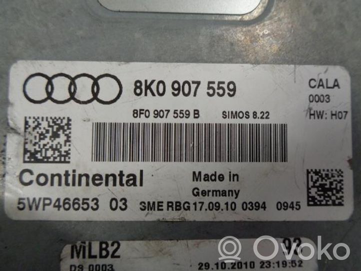 Audi A5 Unité de commande, module ECU de moteur 8K0907559 5WP46653