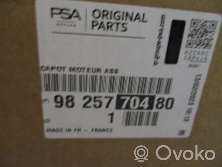 Citroen C5 Aircross Couvercle, capot moteur 9825770480 98 25 77 04 80