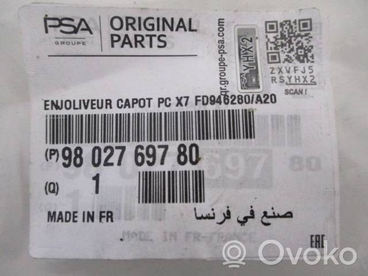 Citroen C5 Muut logot/merkinnät 9802769780