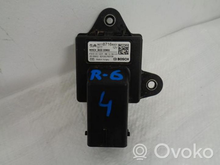 Citroen C4 Grand Picasso Bouton poussoir de démarrage du moteur 9677871680