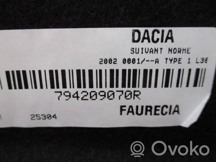 Dacia Duster II Bandeja del maletero 794209070R