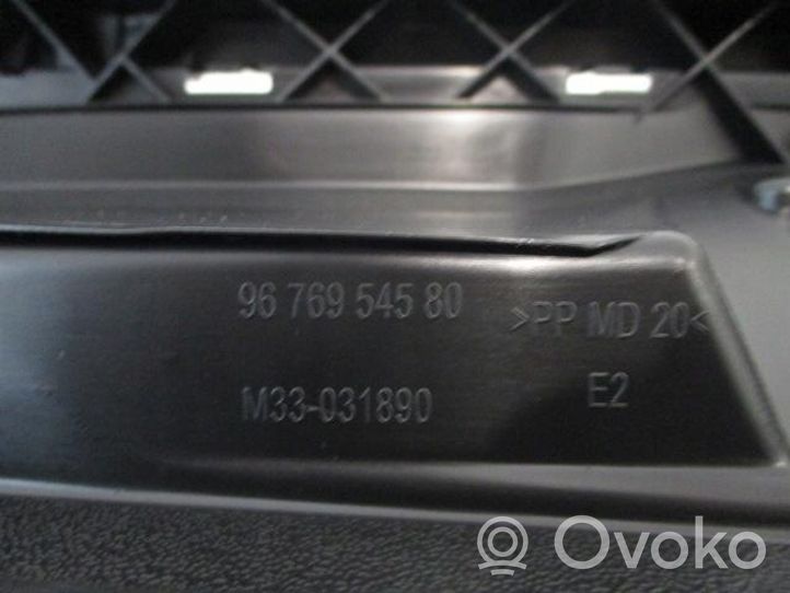 Peugeot 301 Rivestimento della modanatura della chiusura del vano motore/cofano 9676954580